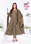 Poshak Vol 5 By Kala Cotton Printed Anarkali Kurti Set